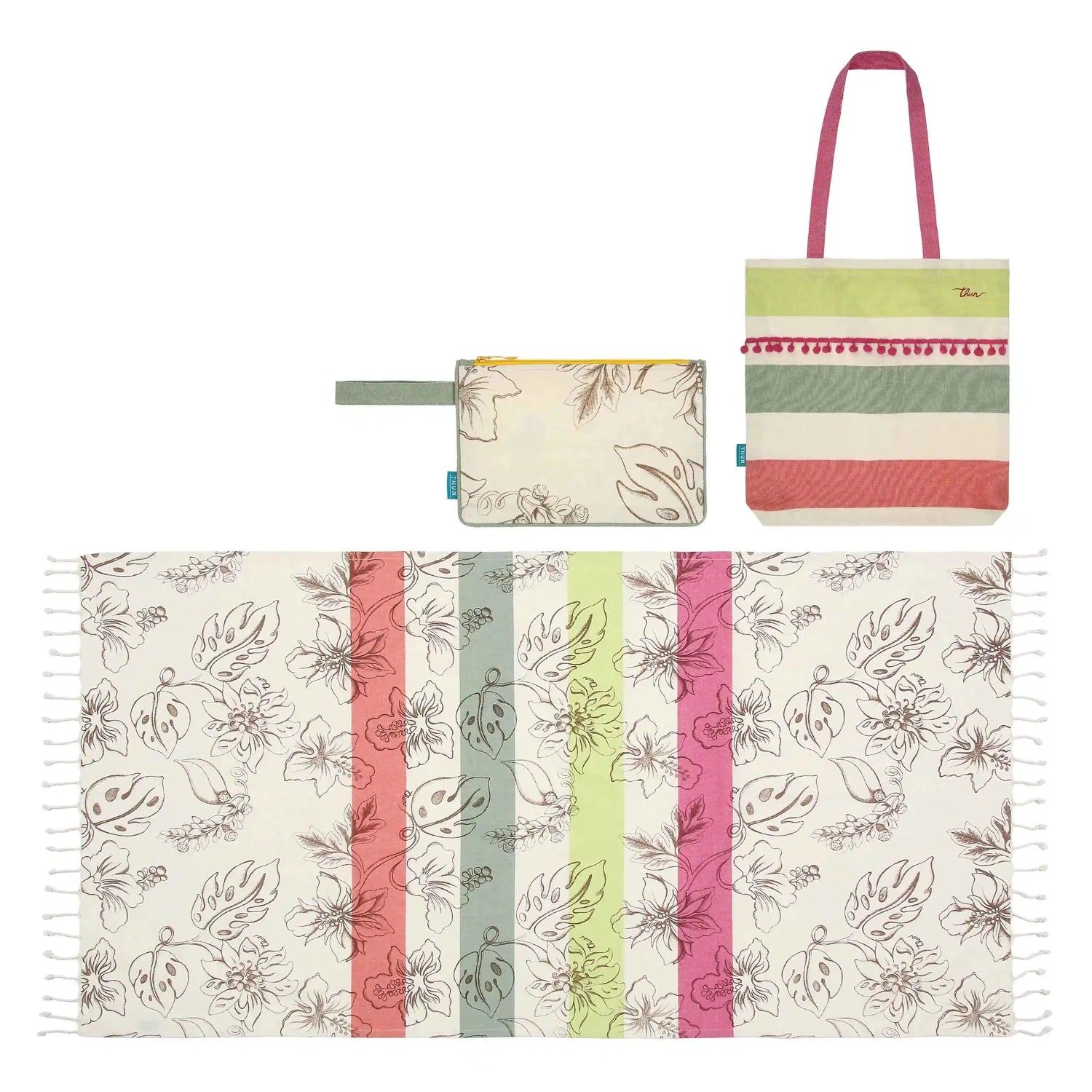 Thun - Set borsa, pochette e telo mare Eleganza Esotica | Rohome | Rohome