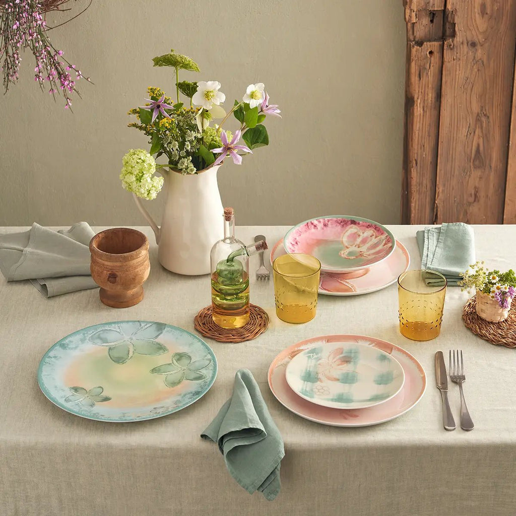 Thun - Set olio e aceto in vetro Bloomia | Rohome | Rohome