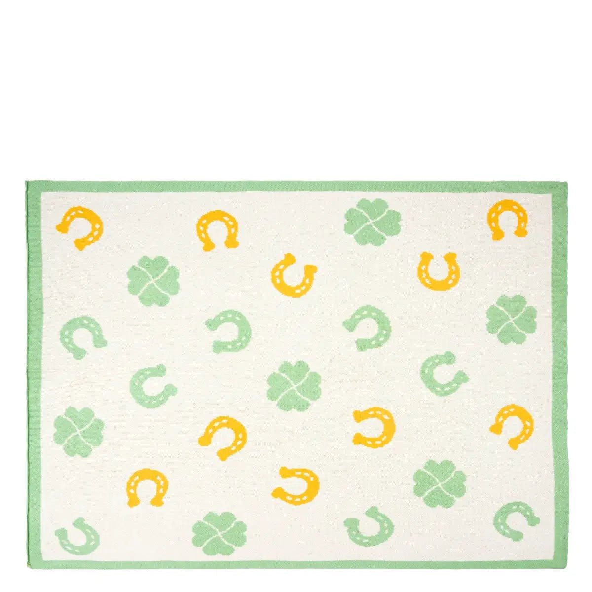 Thun - Set peluche cavallo con copertina tricot Dolce Fattoria | rohome | Rohome