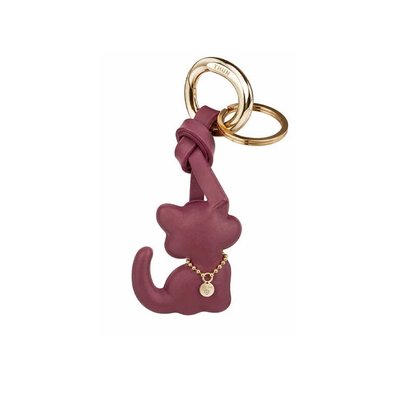 Thun – Thun – Portachiavi a forma di gatto in ecopelle | Rohome | Rohome