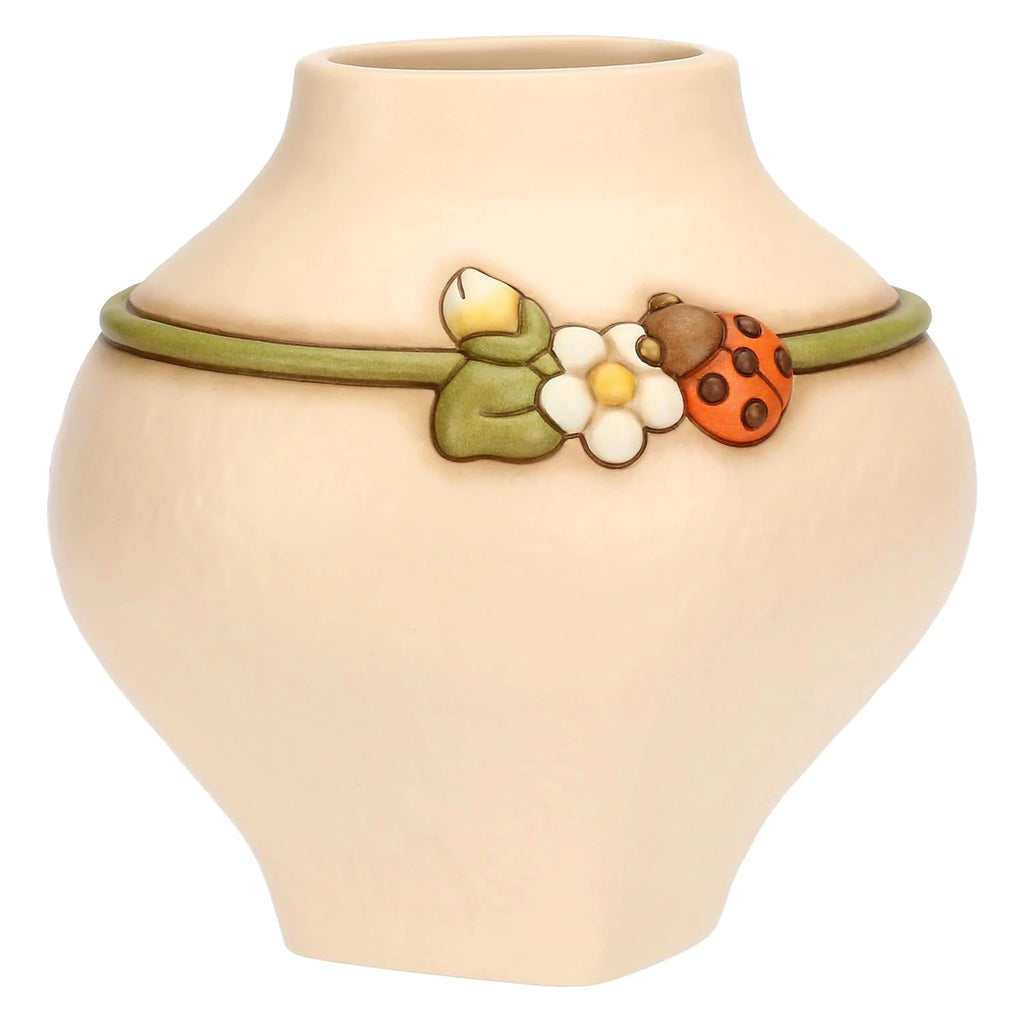Thun - Vaso in ceramica con coccinella Country Bloom, medio | Rohome | Rohome