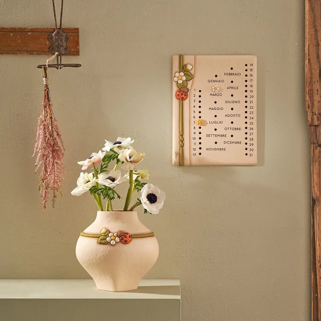 Thun - Vaso in ceramica con coccinella Country Bloom, medio | Rohome | Rohome