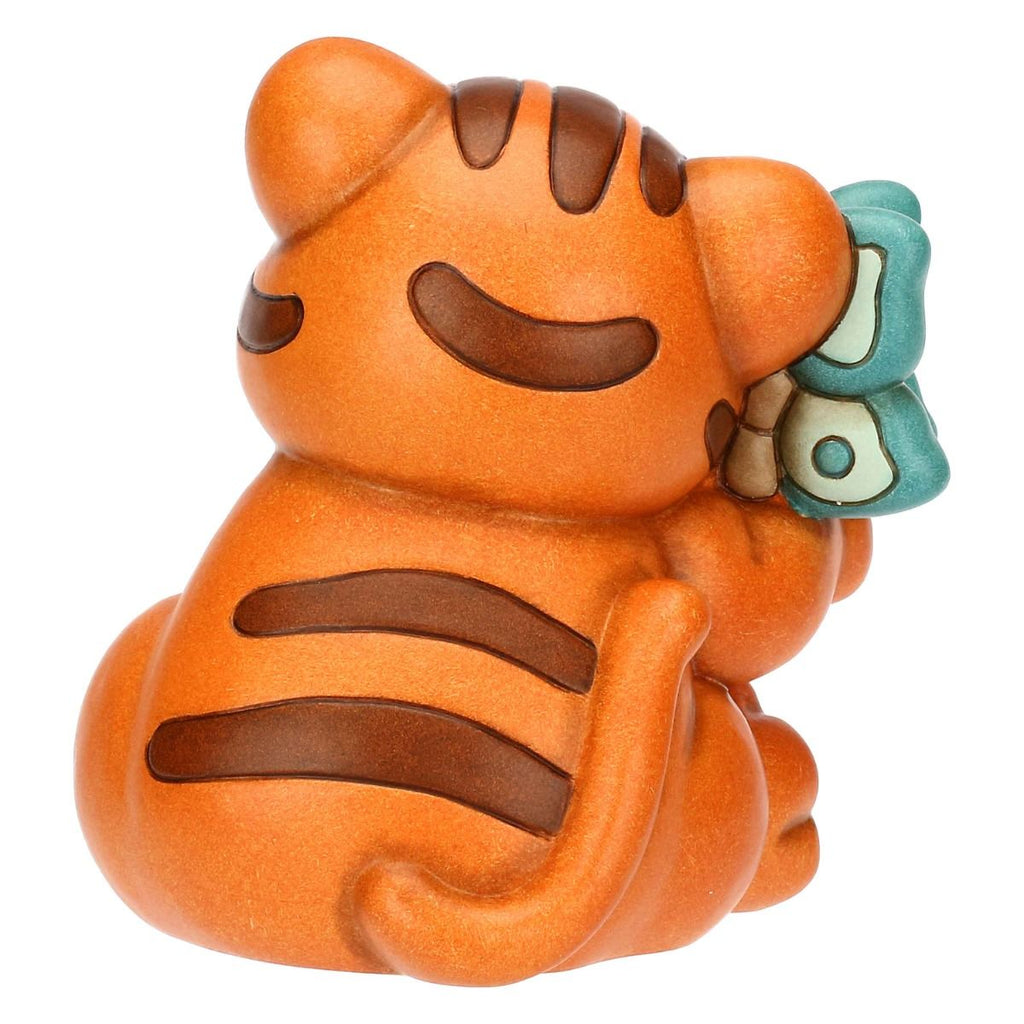 Tigre Thea Thun con farfalla in ceramica | Rohome