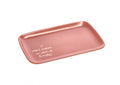 Vassoio in ceramica rosa con scritte | Rohome