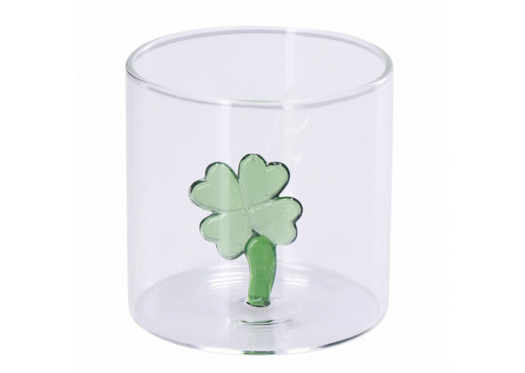 Bicchiere in vetro con decoro tartaruga interno 3d | rohome