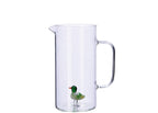 Caraffa in vetro con decoro anatra interno 3d | rohome