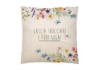 Cuscino in tessuto floreale con scritta flowes blooming | Rohome