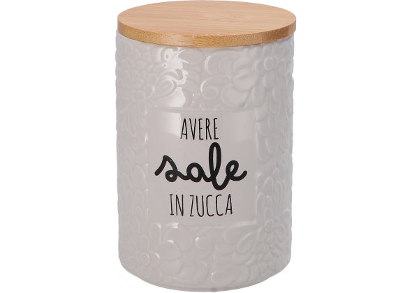 Set 3 barattoli colore tortora in ceramica | rohome