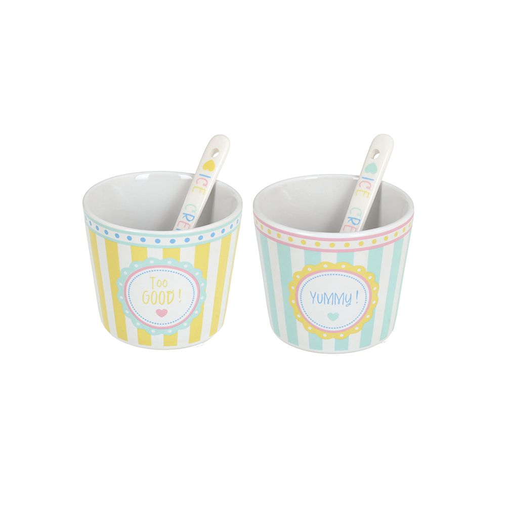 Tognana - Set 2 coppette con cucchiaio 260cc | Rohome | Rohome