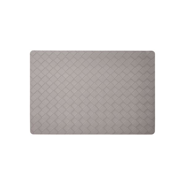 Tognana - Tovaglietta 45x30cm in pvc ecopelle grigio | Rohome | Rohome