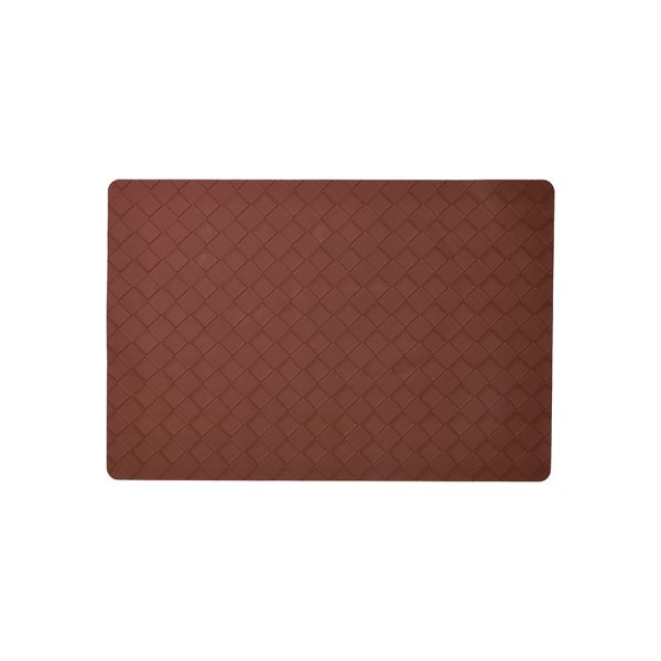 Tognana - Tovaglietta 45x30cm in pvc ecopelle marrone| Rohome | Rohome