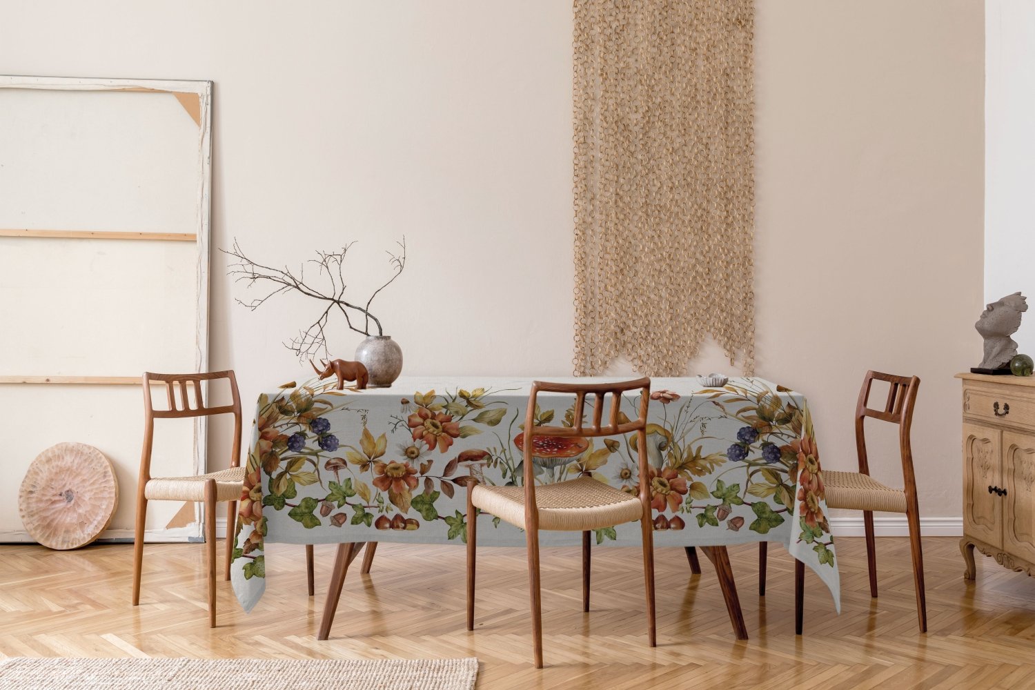 Tovaglia 6 posti rettangolare autunno 25 con stampa digitale | Rohome | Rohome