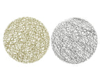 Tovaglietta colazione pvc round effetto rete | rohome | Rohome