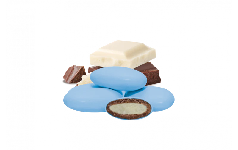 Maxtris - confetti two milk celesti incartati singolarmente | rohome