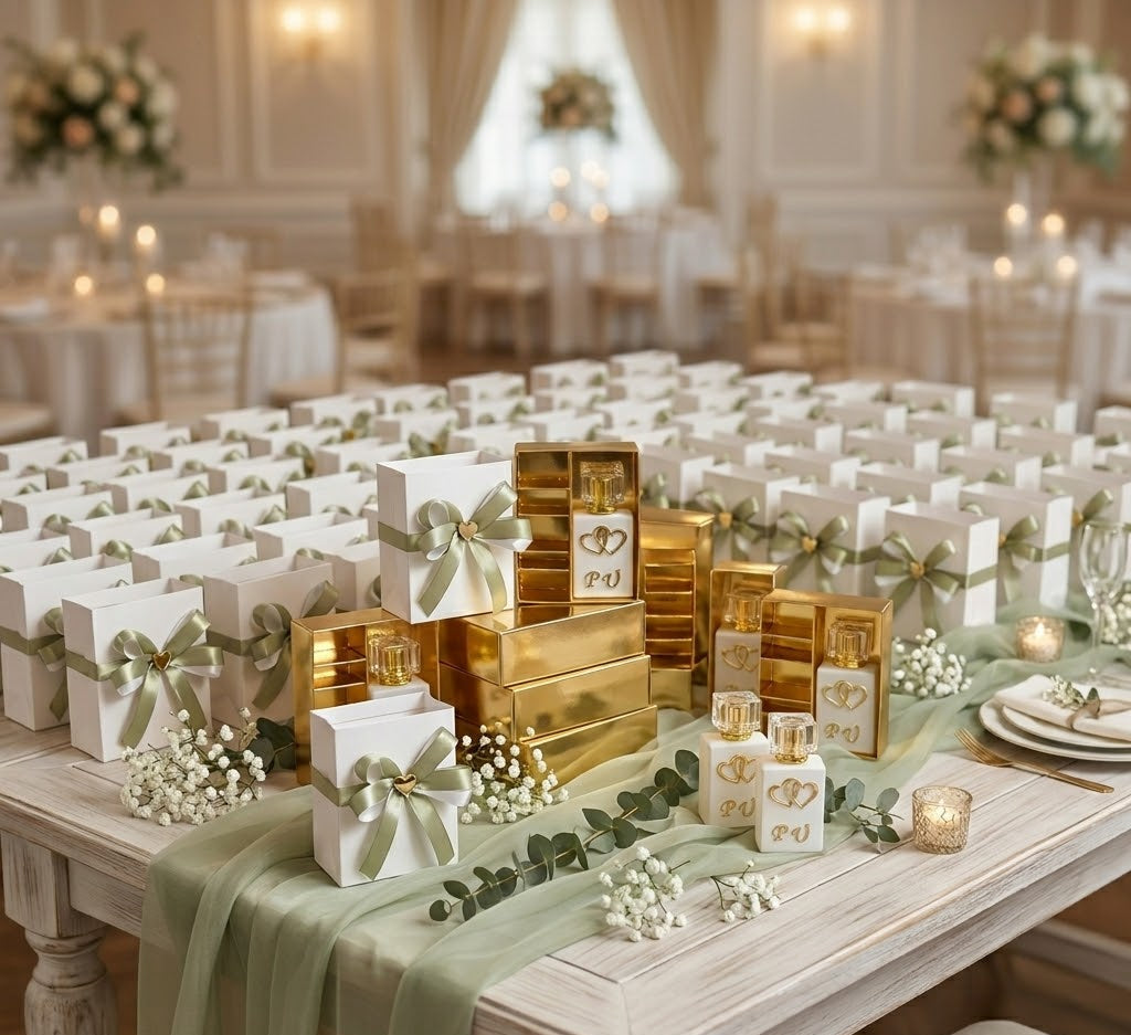 Bomboniera scatola porta confetti e profumo bianco doppia plex | Rohome