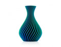 Vaso in pla spirale verde e blu h25 | Rohome
