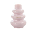 Vaso ginevra in vetro h.17cm rosa cipria | Rohome | Rohome