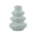 Vaso ginevra in vetro h.17cm verde salvia | Rohome | Rohome