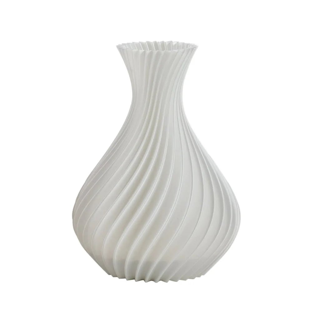 Vaso in pla spirale bianco h25 | Rohome | Rohome