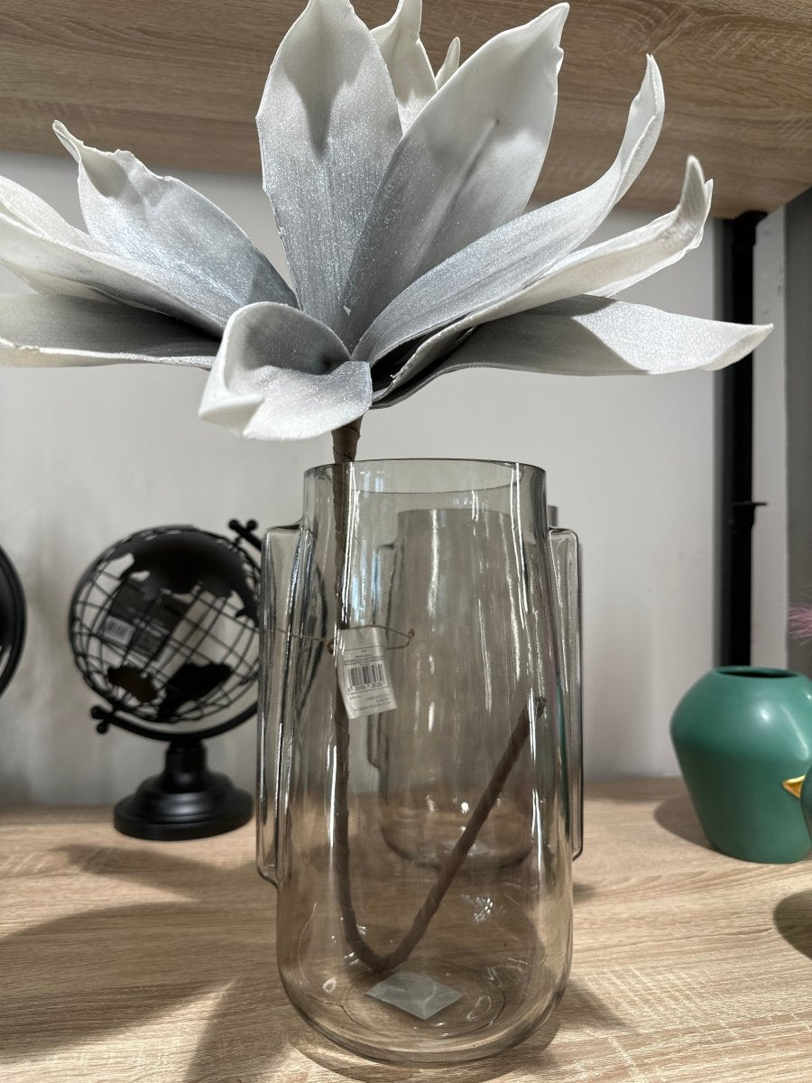 Vaso in vetro colorato con manici | rohome