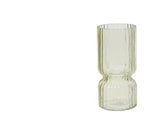 Vaso in Vetro Soffiato Colorato – Design Moderno a Coste| Rohome | Rohome