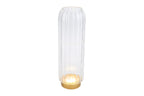 Vaso Lampada da tavolo led in vetro trasparente h.27.5cm | Rohome | Rohome