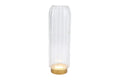 Vaso Lampada da tavolo led in vetro trasparente h.27.5cm | Rohome | Rohome