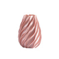 Vaso twist Melaverde in PLA H.21cm cipria | Rohome | Rohome