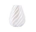 Vaso twist Melaverde in PLA H.26cm bianco | Rohome | Rohome