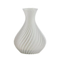 Vaso in pla spirale bianco h25 | Rohome