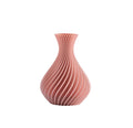 Vaso spirale in PLA H.21cm cipria | Rohome