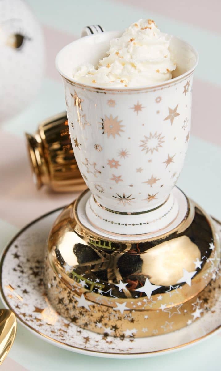 Miss etoile - tazza in porcellana gold | rohome - Rohome