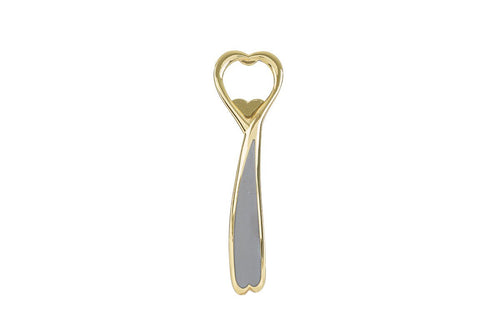 Apri bottiglia in metallo oro cuore | rohome | Rohome