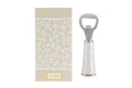 Bomboniera apribottiglia ceramica white e gold | rohome | Rohome