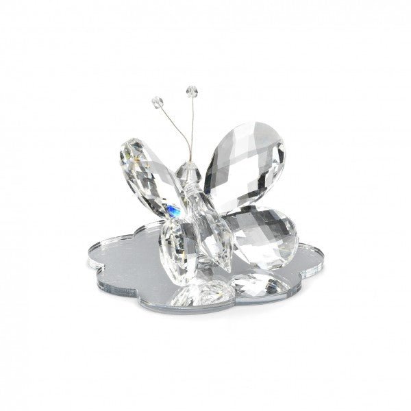 Bomboniera farfalla in cristallo argento | rohome - Rohome