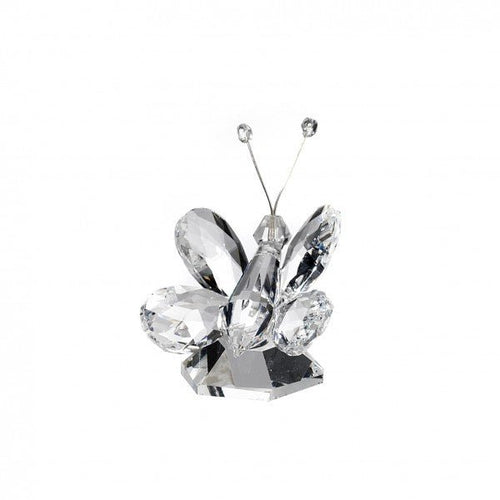 Bomboniera farfalla in cristallo piccolo trasp. | rohome | Rohome