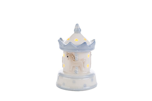 Bomboniera giostrina porcellana celeste | rohome | Rohome
