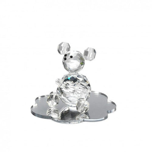 Bomboniera orsetto in cristallo argento | rohome | Rohome