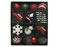 Box decorazioni albero di natale rosso, verde e bianco | rohome | Rohome