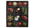 Box decorazioni albero di natale rosso e verde | rohome | Rohome