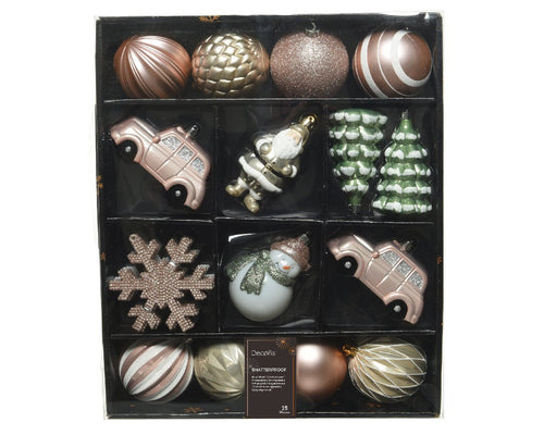 Box decorazioni albero di natale pink - green | rohome | Rohome