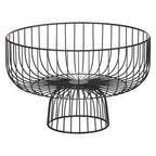 Cestino in metallo nero porta frutta | rohome - Rohome