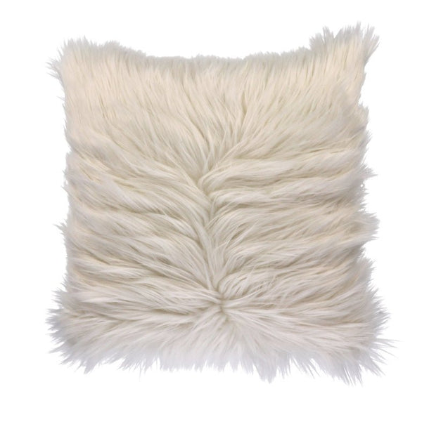 Cuscino pelliccia bianco | rohome - Rohome