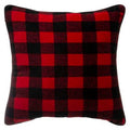 Cuscino rosso nero a scacchi | rohome | Rohome