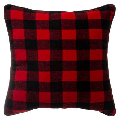 Cuscino rosso nero a scacchi | rohome - Rohome