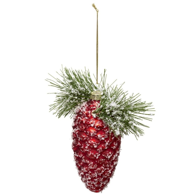 Decorazione pigna rossa | rohome - Rohome