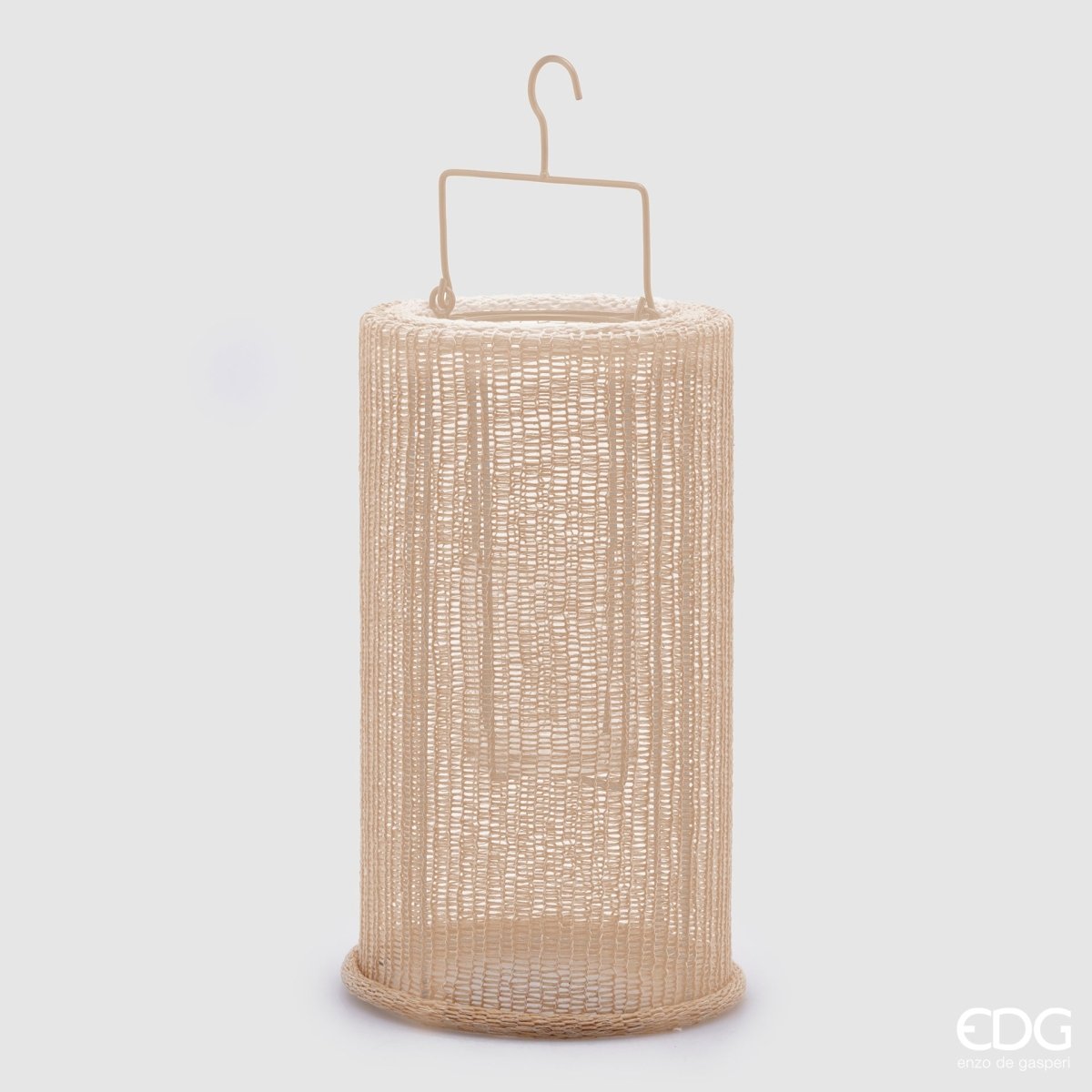 Edg - lanterna cilindro con manico h33 sabbia | rohome - Rohome