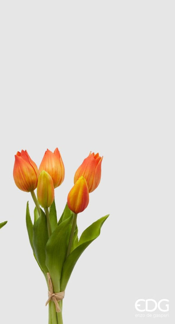 Edg - mazzo tulipano giallo o arancione h 26cm | rohome - Rohome - Edg - mazzo tulipano giallo o arancione h 26cm | rohome -