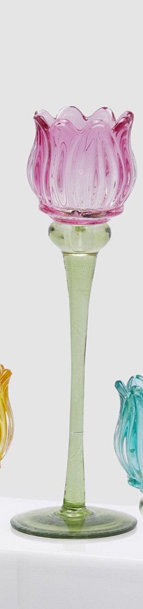 Edg - portacandela tulipano h 22cm | rohome - Rohome