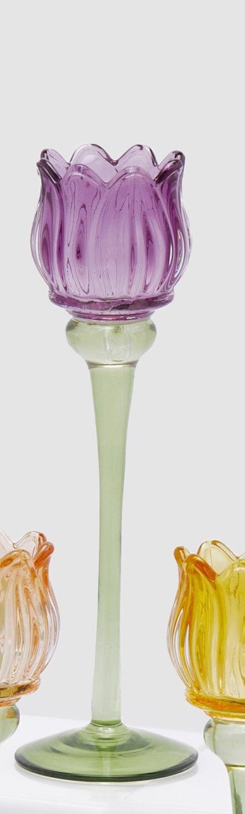 Edg - portacandela tulipano h 27cm | rohome - Rohome